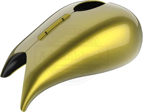Vista 28 de Cubierta de tanque de combustible estirada para motocicleta Harley, cubiertas de tanque de 1 galón, protectores de combustible. Compatible