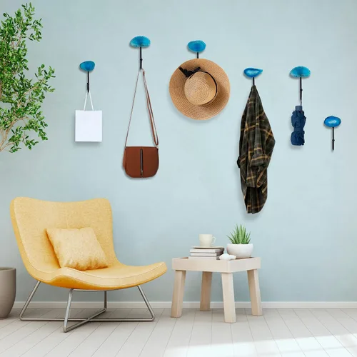 Vista 8 de Ganchos de pared de ágata para colgar, gancho decorativo de pared, ganchos para colgar sombreros, ganchos para colgar en la pared, ganchos en J