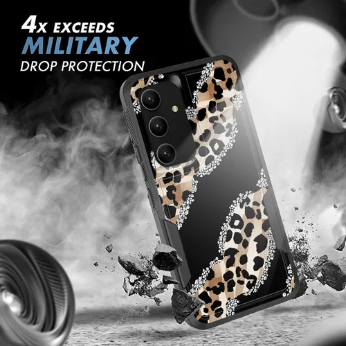 Vista 311 de Funda para Galaxy A14 5G, resistente de doble capa híbrida de policarbonato duro, goma suave, a prueba de golpes, funda protectora resistente