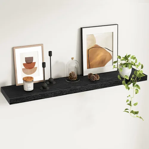 Vista 48 de Fun Memories Estantes flotantes – Estante de pared de 9.3 pulgadas de profundidad para decoración y almacenamiento – Estantería de exhibición