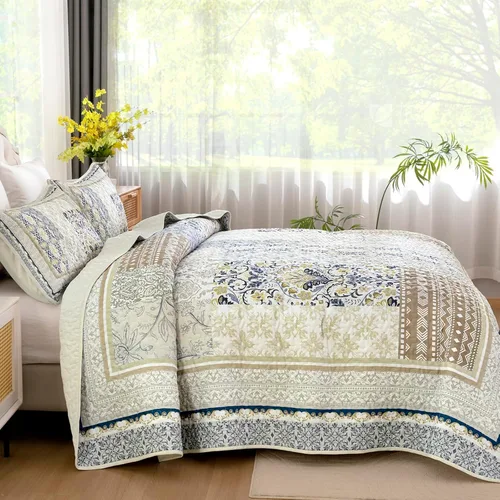Vista 3 de WONGS BEDDING 01UAC120033K01AB - Edredón de retazos