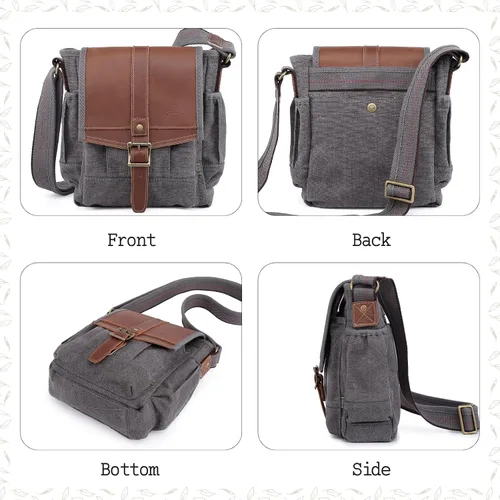 Vista 4 de TSD Bolso bandolera de lona Turtle Ridge