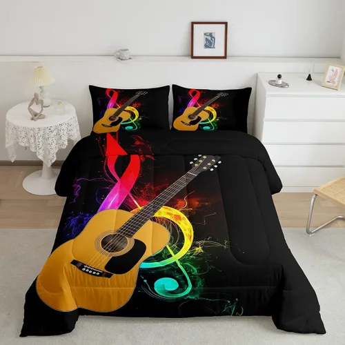 Vista 29 de Juego de ropa de cama rústica de granja color verde azulado con puerta de granero de madera, edredón de plumas tamaño Queen, decoración occidental