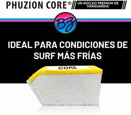 Vista 7 de BZ BodyBoards - T-10 Progressive Series Bodyboard - HDPE Slick - Crescent Tail - Núcleo PHUZION - Cubierta de 8 libras