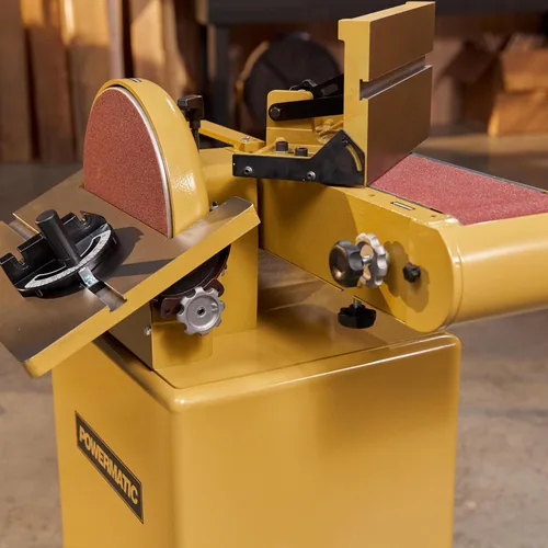 Vista 14 de Powermatic Lijadora de banda de 6" x 48" y disco de 12", 2 HP, 230/460V 3Ph (31A)