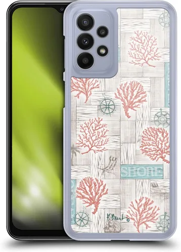 Vista 14 de Head Case Designs Funda rígida con licencia oficial de Paul Brent Agate Mermaid Coastal compatible con Samsung Galaxy A23/5G (2022)