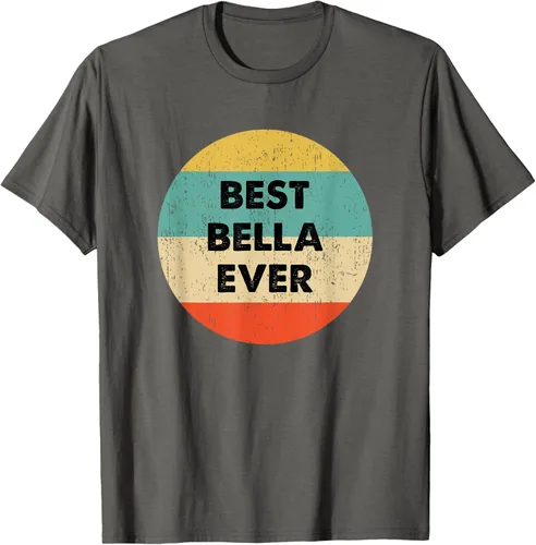 Vista 85 de Bella Name - Camiseta, Negro, S