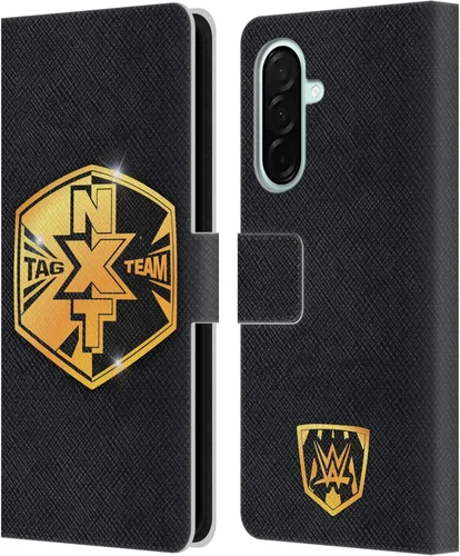 Vista 257 de Head Case Designs Officially Licensed WWE Cruiserweight Champion Title Belts Leather Wallet Case Compatible with Samsung Galaxy A07 4G Campeón