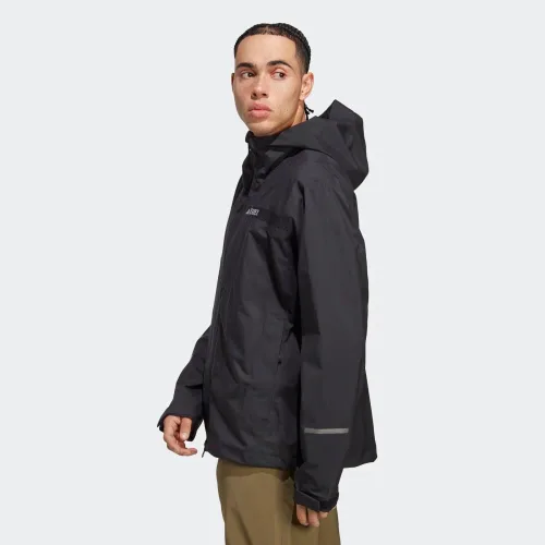 Vista 3 de adidas Chaqueta impermeable Terrex Multi Rain.rdy de 2.5 capas para hombre