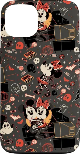 Vista 7 de iPhone 16 Disney Mickey Mouse & Minnie Mouse Scary Sweet Halloween Case