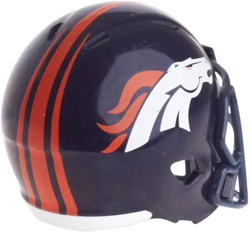 Vista 2 de Denver Broncos NFL Riddell Speed Pocket PRO - Casco de fútbol micro/tamaño de bolsillo/MINI