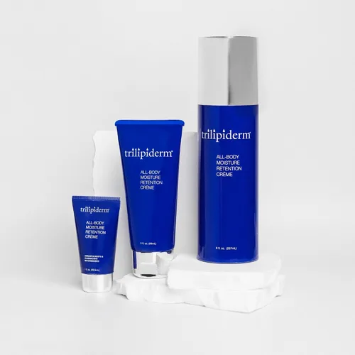 Vista 3 de Trilipiderm Crema de retención de humedad para todo el cuerpo: hidratación ligera a base de plantas para cuerpo y cara, espuma de prado, reemplazo