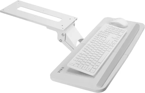 Vista 13 de Vivo (Mount-KB03B) - Plataforma para mouse y teclado de computadora ajustable, ergonómica, para utilizar debajo del escritorio, de montaje bajo
