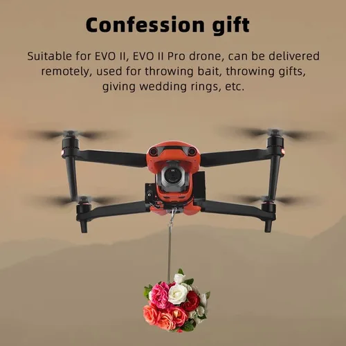 Vista 7 de Dispositivo de entrega de transporte de carga útil Airdrop para EVO II para EVO II Pro, accesorios para drones, propuesta de boda, accesorios de kit