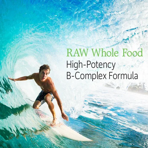 Vista 6 de Garden of Life Complejo de vitamina B, 60 cápsulas veganas, vitaminas de alta potencia para energía y metabolismo con B6, folato y B12 como