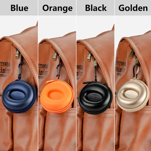Vista 7 de HELMDY Reloj de viaje para hombres caja de almacenamiento portátil de un solo reloj caja de viaje 1 ranura - Se adapta a todos los relojes