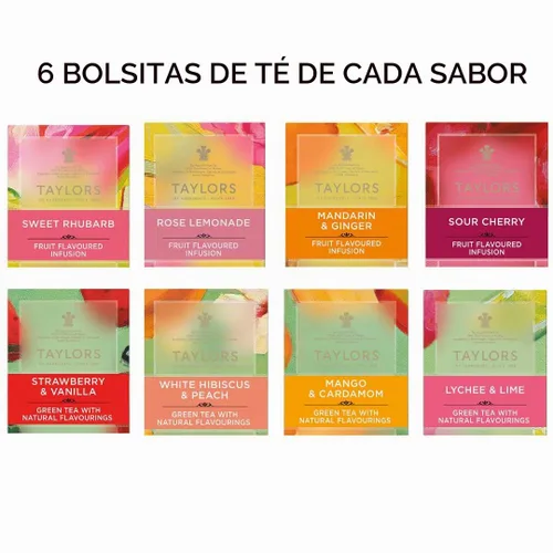 Vista 2 de Taylors of Harrogate Caja de variedad de té verde e infusiones de hierbas, 48