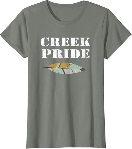 Vista 16 de Creek Native American Pride - Camiseta, Negro, S