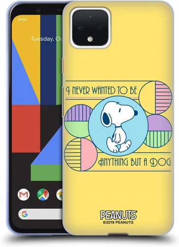 Vista 230 de Head Case Designs Snoopy Deco Dreams - Funda de gel con licencia oficial de Peanuts Blue Pattern [protección de grado militar] compatible con Google
