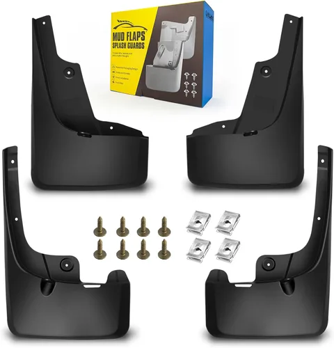Vista 50 de Aleta de lodo Compatible con 2009-2010 Do-dge Ram 1500/2500/3500, 11-18 Ram 1500/2500/3500, Compatible con ruedas traseras simples, No es compatible