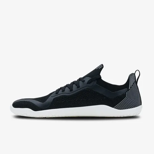 Vista 3 de Vivobarefoot Primus Lite Knit, zapato vegano ligero transpirable para hombre con suela descalza, Negro