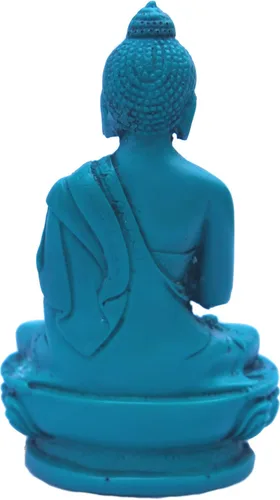 Vista 4 de mytibetshop Meditando Buda Turquesa para la Meditación y Alter para la Paz y Protección