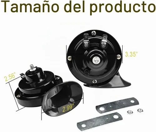 Vista 2 de 2 bocinas de tren súper fuertes de 300 dB, kit de repuesto de bocinas dobles de aire impermeables de 12 V, accesorios automotrices, kit de bocina