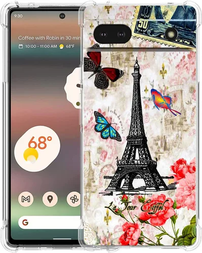 Vista 17 de Pixel 6a - Funda protectora de poliuretano termoplástico (TPU) resistente a los arañazos y a prueba de golpes para Google Pixel 6a