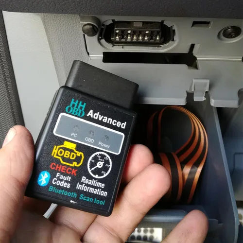 Vista 7 de Escáner Bluetooth OBD2 para Coche, Lector de Códigos de Diagnóstico Inalámbrico OBD II, Herramienta de Escaneo Bluetooth, Adaptador Universal