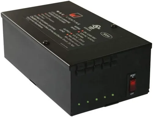 Vista 7 de WAC Lighting EN-1260-RB2 120V Entrada 12V Salida 60W Transformador electrónico cerrado remoto, negro