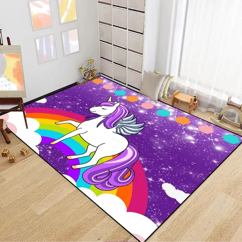 Vista 22 de Alfombra de gato para habitación de niñas, diseño de dibujos animados, decoración para dormitorio, bonita alfombra de área de gatos, alfombras