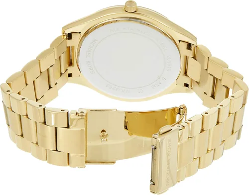 Vista 2 de Michael Kors MK3265Slim Runway Gold-tone de la mujer pulsera de acero inoxidable reloj