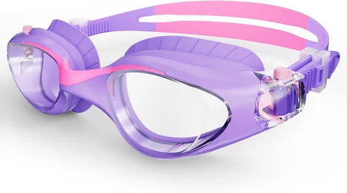 Vista 7 de Swim Goggles for Kids 6-14, Anti-Fog UV Protection Clear Swimming Goggles, Leakproof Pool Swim Goggles for Boys Girls