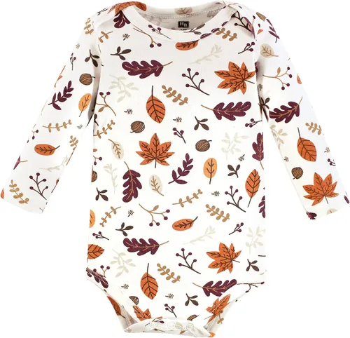 Vista 37 de Hudson Baby baby-boys Cotton Long-sleeve Bodysuits 5-pack