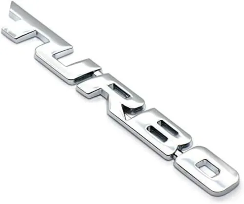 Vista 3 de Calcomanía universal de metal para puerta trasera, emblema para guardabarros, maletero y maletero, compatible con todos los coches