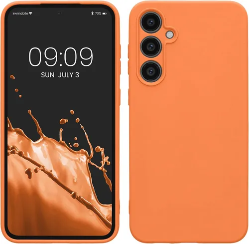 Vista 168 de kwmobile Funda compatible con Samsung Galaxy S23 - Funda protectora de silicona TPU suave y delgada - Piedra antigua