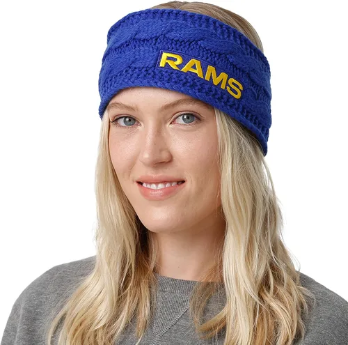 Vista 29 de FOCO Diadema de moda para mujer con logotipo de equipo de la NFL Gradiente impreso.