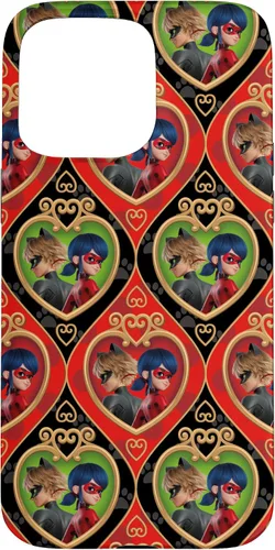 Vista 30 de Funda roja y verde para iPhone SE (2020) / 7 / 8 Miraculous Ladybug and Cat Noir The Movie