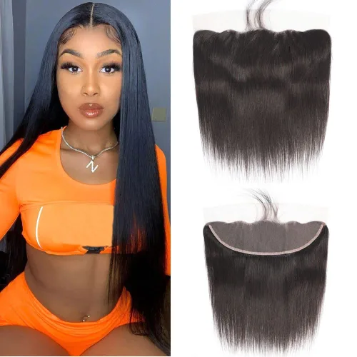 Vista 21 de CHEEON Frontal de encaje HD de 13 x 4 de 12 pulgadas, cabello humano brasileño ondulado con cierre frontal de encaje, 100% cabello humano virgen sin