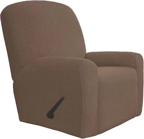 Vista 97 de Easy-Going Funda Elástica para Sofá Reclinable Cobertor de Sofá 4 Piezas Protector de Muebles Sofá Suave con Fondo Elástico Poliéster Spandex Tela