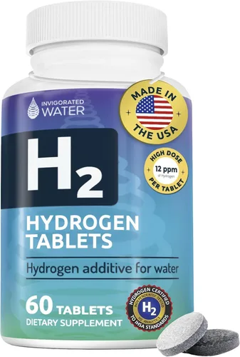 Vista 9 de Invigorated Water Tabletas de Agua de Hidrógeno Saborizadas con Magnesio – Tabletas de Hidrógeno Molecular H2 de 12 PPM para Agua Potable – Apoya