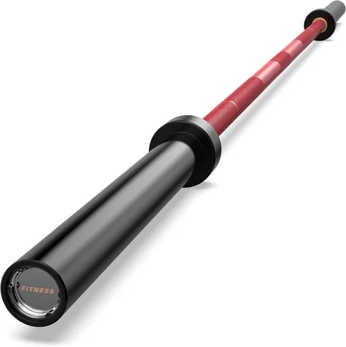 Vista 24 de Olympic Barbell, 4ft, 5ft, 6ft & 7ft Weight Bar, Multiple Options 2-Inch Needle Bearings, Hard Chrome Coating, Knurled Grip, Powerlifting, Bench
