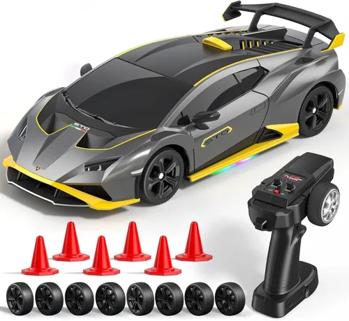 Vista 10 de Axirata Lamborghini - Coche de juguete Lamborghini a escala 1:24 (azul)