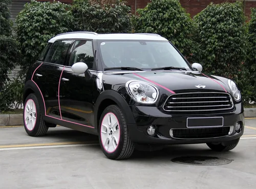Vista 7 de Shine & Bright Auto Tira Decorativa de Moldura Rosa Suave para Auto Moto Autoadhesiva para Exterior e Interior Universal Salpicadero Parachoques