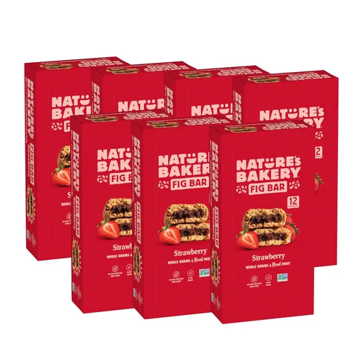 Vista 24 de Nature's Bakery Barra de higos, manzana y canela, 2 oz manillar de bicicleta