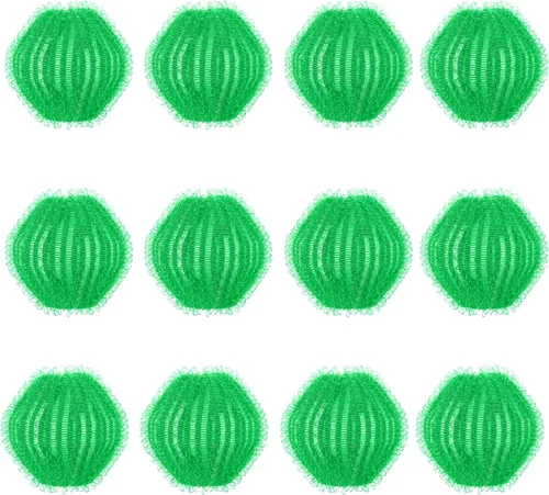Vista 10 de Bolas de secadora reutilizables para lavandería, suavizan la ropa de cama de forma natural, reducen el tiempo de secado y estáticas, no tóxicas