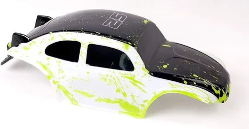 Vista 4 de SummitLink Cuerpo personalizado compatible verde fangoso sobre blanco/negro repuesto para coche o camión RC escala 1/10 (camión no incluido)