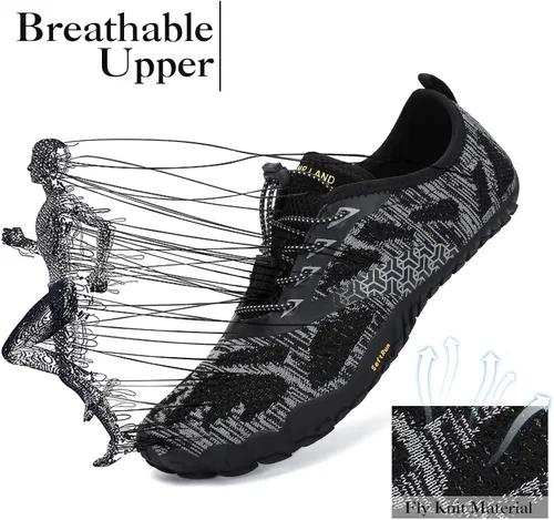 Vista 3 de SAGUARO Men's Women's Barefoot Minimalist Shoes Athletic Hiking Water Shoes for Aqua Swimming Trail Running Cross Training