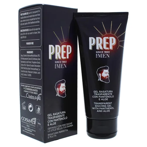 Vista 3 de Prep Gel Afeitado Transparente con Pantenolo y Aloe - 3.4 fl oz