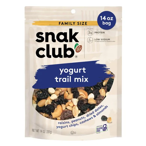 Vista 13 de Snak Club Mezcla de bocadillos al estilo cajún con cacahuetes picantes y especiados, cacahuetes con mantequilla y caramelo, maíz tostado, palitos